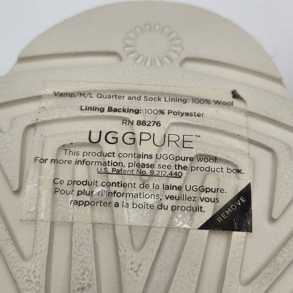 UGG Dex Lace Slip On Loafer Slipper Water Resistant Indoor Outdoor Chestnut US 7 - Picture 9 of 14